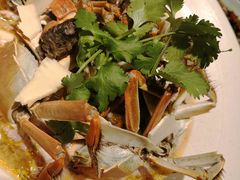 冬笋肉饼蒸湖蟹-老头儿油爆虾(星光一期店)