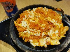 辣白菜芝士板饭-正一味石锅拌饭(望京新世界店)