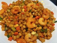 虾仁炒疙瘩-紫光园·烤鸭·北京菜(团结湖店)