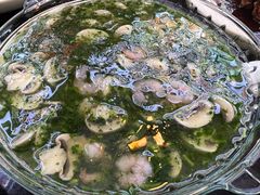 荠菜蘑菇烩虾仁-长兴菜馆(高桥店)