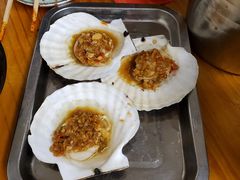 蒜蓉焗扇贝（熟蒜）3个-炒豆合作社(东四总店)