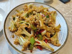 小炒有机菜花-福来居烤鸭店(天坛二店)