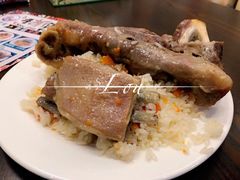 羊腿➕羊排手抓饭-巴依家新疆手抓饭(菱角湖万达店)