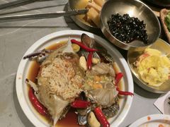 -草家酱蟹炭火烤肉店(珲春南路一店)