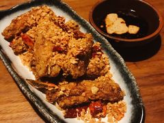 蒜香风沙鸡翅-馬蘭花開(车站大道店)