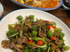 小炒牛肉-裕丰农家菜·面