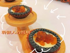 竹炭桃胶蛋挞-顺德人家食府(黄金广场店)