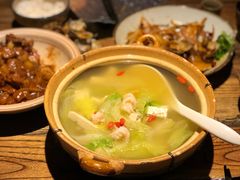 鲜虾白菜豆腐锅仔-并州大牌档之醉轻尘
