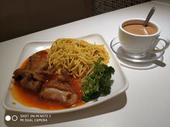 香煎鸡扒拌意粉-金利茶餐厅(中船汇店)