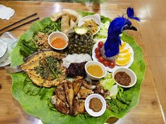 -沐毫傣泐云南菜孔雀宴•手抓饭傣味烧烤(曼听店)