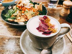 Rose&nbsp;tea&nbsp;latte-FLOVIE FLORIST CAFE