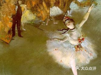 德加芭蕾舞女色粉画作品赏析