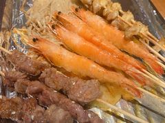 -路边摊小炉子烧烤