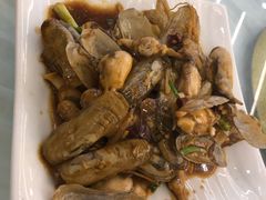 蛏子葱油-渔中舟海鲜大排档(普陀沈家门店)