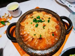 石板蒜蓉虾-小菜园新徽菜(南京秦淮龙蟠汇店)