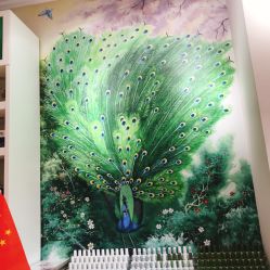 -孔雀手美甲美睫护理