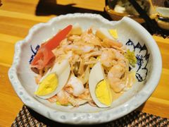 胡麻熟虾海鲜沙拉-浦·传统日式料理(3 5 1 1 店)
