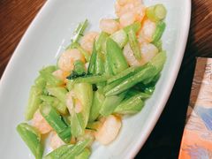 菜苔清炒大虾仁-南京大牌档(崇文门国瑞店)