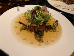 阿拉斯加帝王蟹配龙虾汤啫喱-AZUL by FUEL蓝色·法式酒馆(琶醍店)