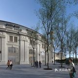 复古风与现代简约单品的搭配风潮也吹至城市建筑里！