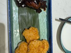 秘制叉烧拼墨鱼饼-常来小聚·广州非遗传承餐厅(高德置地店)