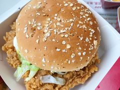 香辣鸡腿堡-肯德基(孝陵卫地铁站店)