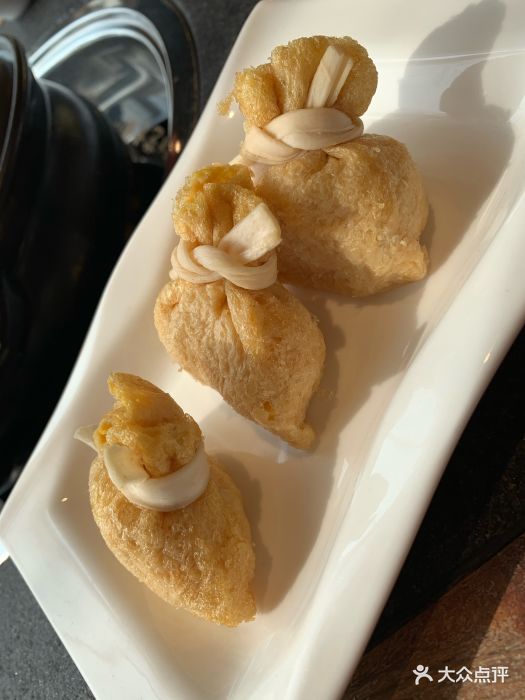 大匠工房古船木艺术餐厅(长白仙岛店)蟹籽金福袋图片