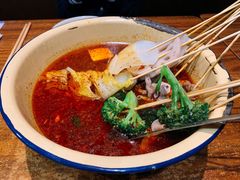 串串香-老城区炭火牛蛙锅(国展中心店)