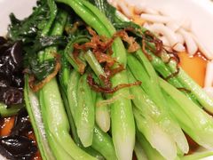 白灼菌菇菜心-新白鹿餐厅(爱琴海购物中心店)