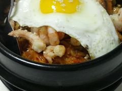 鲜虾石锅拌饭-韩聚园韩国料理(文灶店)