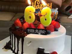 -幸福鸟动物奶油生日蛋糕(军校店)