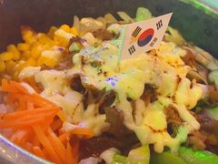 拉丝奶酪肥牛石锅拌饭-Meet Sun韩式大排档(五一广场7MALL店)