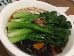 白灼菌菇菜心-新白鹿餐厅(城西银泰城店)