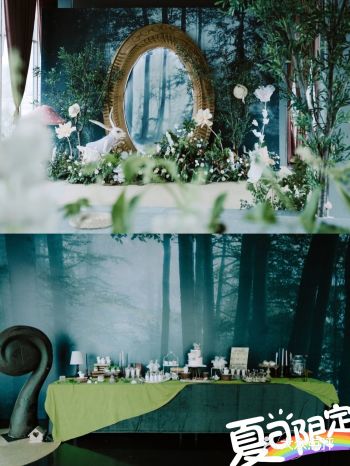 小预算森系婚礼带你走进夏日梦幻森林