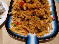 蛋黄肉松白玉菇-大眼锅贴水饺(河东店)