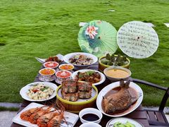 -七的湖·晚芳亭·阳澄湖农家菜·大闸蟹(莲花岛店)