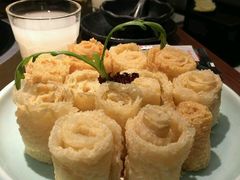 炸腐皮-左庭右院鲜牛肉火锅(南通CBD大有境店)