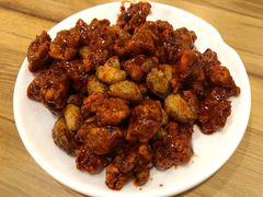 黑蒜子牛肉粒-陈傻子餐厅(世纪都会店)