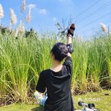 【成都玩乐】芦苇地疯狂自拍的滑板少女