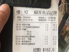 账单-翠华餐厅(旺角文华商场店)