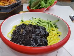 韩式炸酱面-釜山美食韩国炸酱面(长大店)