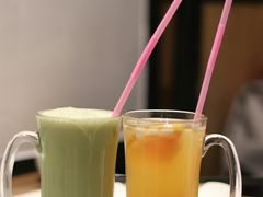 抹茶红豆拿铁-韩宫宴烤肉·料理(南京江宁万达店)