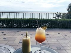 -日落吧·海景咖啡厅·餐酒吧·鸡尾酒·下午茶·乐队表演·浪漫夕阳·三亚文华东方酒店