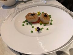 鱼子酱香煎带子皇-皇朝会.经典传统粤菜(外滩店)