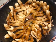 排骨豆角卷子-华盛园卷子王农家菜水库鱼