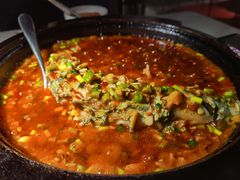 泡豇豆烧肥砣-柴门头啖汤·经典川菜·慢火汤品(锦城万达店)