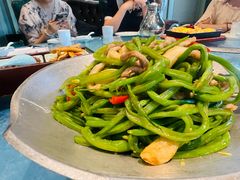 -海派美食·家宴海鲜青岛菜·石锅鲽鱼头(东方城店)