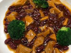 鲍汁白灵菇红腰豆-顺风山庄(水濂山店)