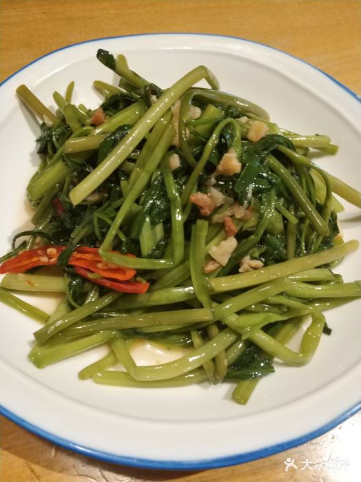 马拉盏炒通菜