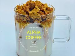 蜂窝糖拿铁-ALPHA COFFEE阿尔法咖啡(虹莘路店)